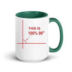 15oz Ceramic Mug with Color Inside