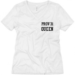 Ladies Relaxed Fit V-Neck Tee