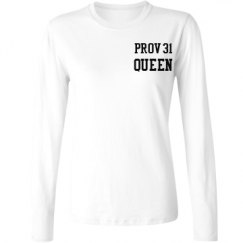 Ladies Relaxed Fit Basic Long Sleeve Tee