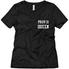 Ladies Relaxed Fit V-Neck Tee