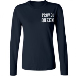 Ladies Relaxed Fit Basic Long Sleeve Tee