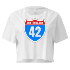 Ladies Festival Cali Crop Top Tee