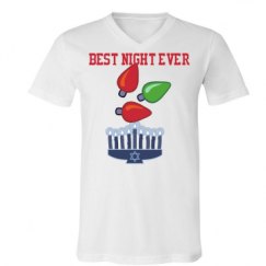 Unisex V-Neck Jersey Tee