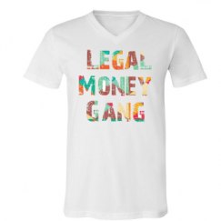 Unisex V-Neck Jersey Tee