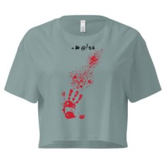 Ladies Festival Cali Crop Top Tee