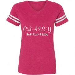Ladies Relaxed Fit Vintage Sports Tee