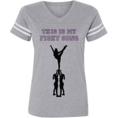 Ladies Relaxed Fit Vintage Sports Tee