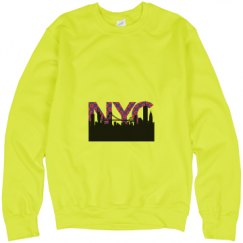 Unisex Neon Crewneck Sweatshirt