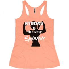 Ladies Slim Fit Super Soft Racerback Triblend Tank