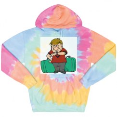 Unisex Tie-Dye Fleece Hoodie