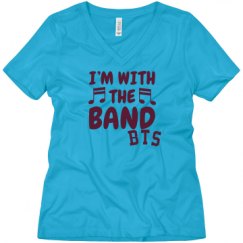 Ladies Relaxed Fit V-Neck Tee