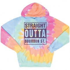 Unisex Tie-Dye Fleece Hoodie