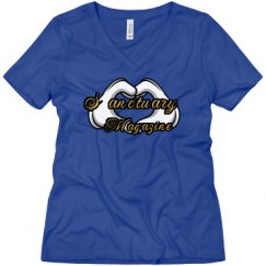 Ladies Relaxed Fit V-Neck Tee