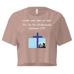 Ladies Festival Cali Crop Top Tee