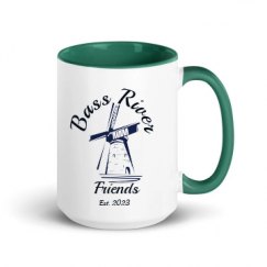 15oz Ceramic Mug with Color Inside