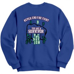 Unisex Film and Foil Crewneck Sweatshirt