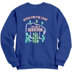 Unisex Film and Foil Crewneck Sweatshirt