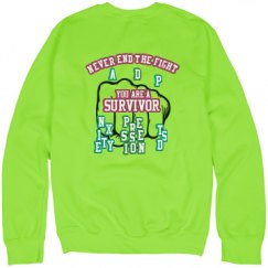 Unisex Neon Crewneck Sweatshirt