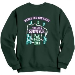 Unisex Film and Foil Crewneck Sweatshirt