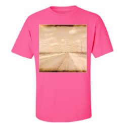 Unisex Ultra Cotton Safety Neon Crewneck Tee