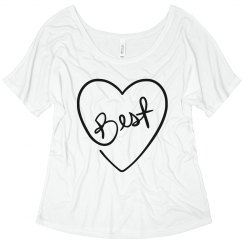 Best Bitches Matching Flowy Tee