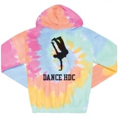 Unisex Tie-Dye Fleece Hoodie