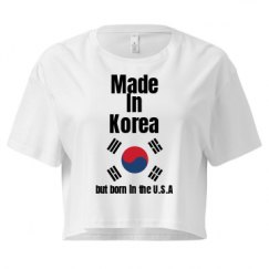 Ladies Festival Cali Crop Top Tee