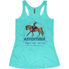 Ladies Slim Fit Super Soft Racerback Triblend Tank