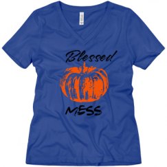 Ladies Relaxed Fit V-Neck Tee