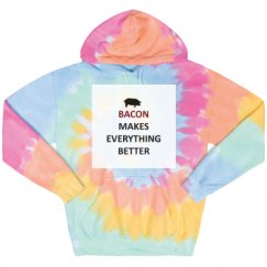 Unisex Tie-Dye Fleece Hoodie