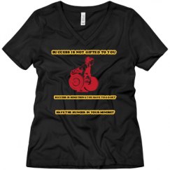 Ladies Relaxed Fit V-Neck Tee