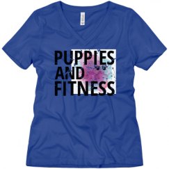 Ladies Relaxed Fit V-Neck Tee