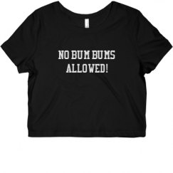 Ladies Slim Fit Crop Top Tee