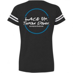 Ladies Relaxed Fit Vintage Sports Tee