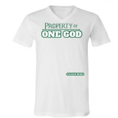 Unisex V-Neck Jersey Tee