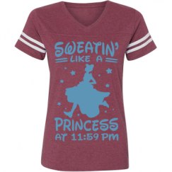 Ladies Relaxed Fit Vintage Sports Tee