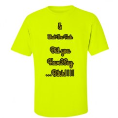 Unisex Ultra Cotton Safety Neon Crewneck Tee