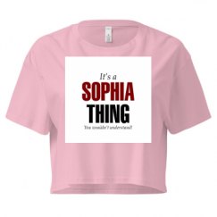 Ladies Festival Cali Crop Top Tee