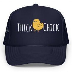 Thick Chick Personalized blue Hat