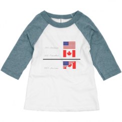 Toddler 3/4 Sleeve Raglan Tee