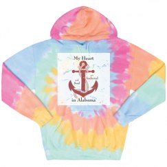 Unisex Tie-Dye Fleece Hoodie