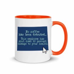 11oz Ceramic Mug with Color Inside