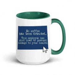 15oz Ceramic Mug with Color Inside