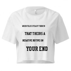 Ladies Festival Cali Crop Top Tee