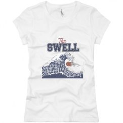 Ladies Slim Fit Basic Promo Jersey Tee