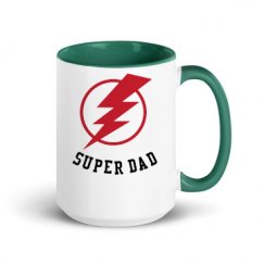 15oz Ceramic Mug with Color Inside