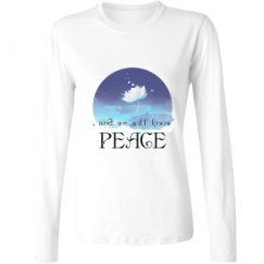 Ladies Relaxed Fit Basic Long Sleeve Tee