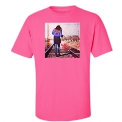 Unisex Ultra Cotton Safety Neon Crewneck Tee