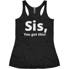 Ladies Slim Fit Super Soft Racerback Triblend Tank