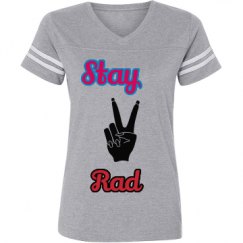 Ladies Relaxed Fit Vintage Sports Tee